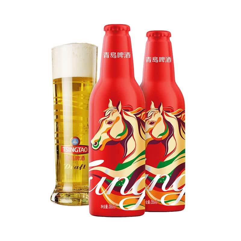 青岛啤酒鸿运当头铝瓶装